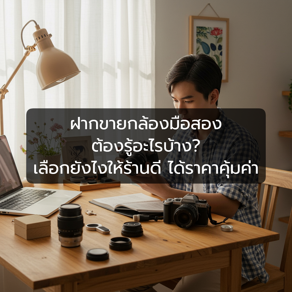 ฝากขายกล้องมือสอง ต้องรู้อะไรบ้าง? เลือกยังไงให้ร้านดี ได้ราคาคุ้มค่า