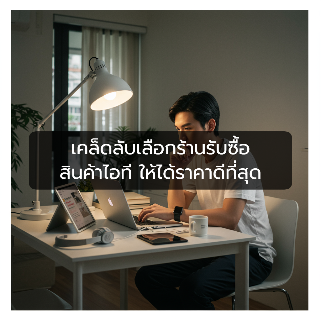 เคล็ดลับเลือกร้านรับซื้อ สินค้าไอที ให้ได้ราคาดีที่สุด